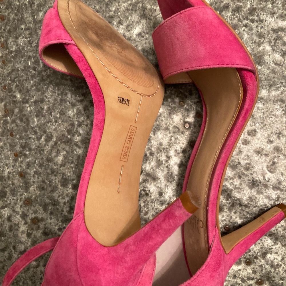 Vince Camuto Hot Pink Heels - Picture 5 of 6